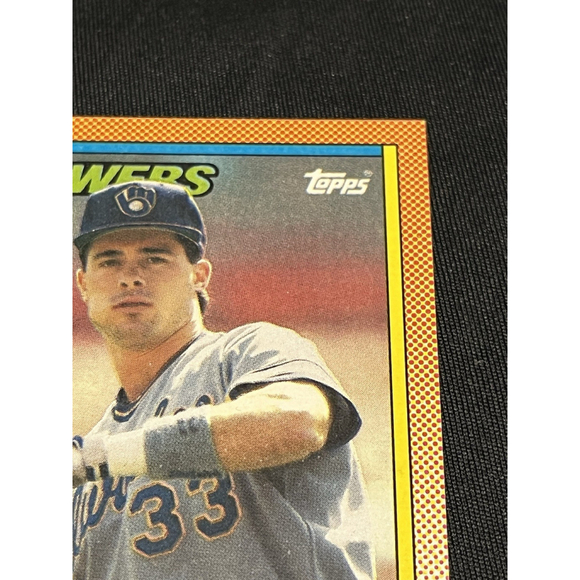 George Canale Milwaukee Brewers 1990 Topps Baseball Card - Picture 5 of 6